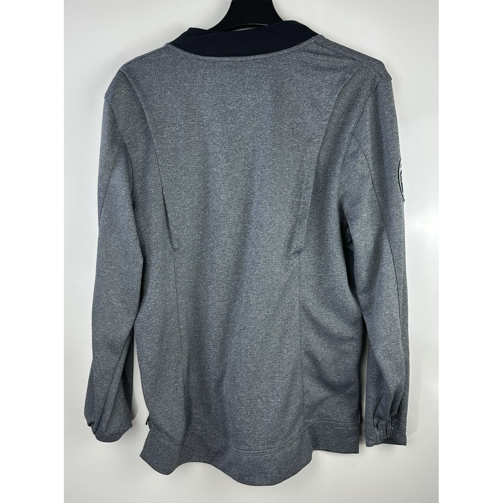 Nike Basketball EYBL Patch Hyper Elite Showtime Jacket Gray Zip Mens XL *Flawed - Picture 6 of 12